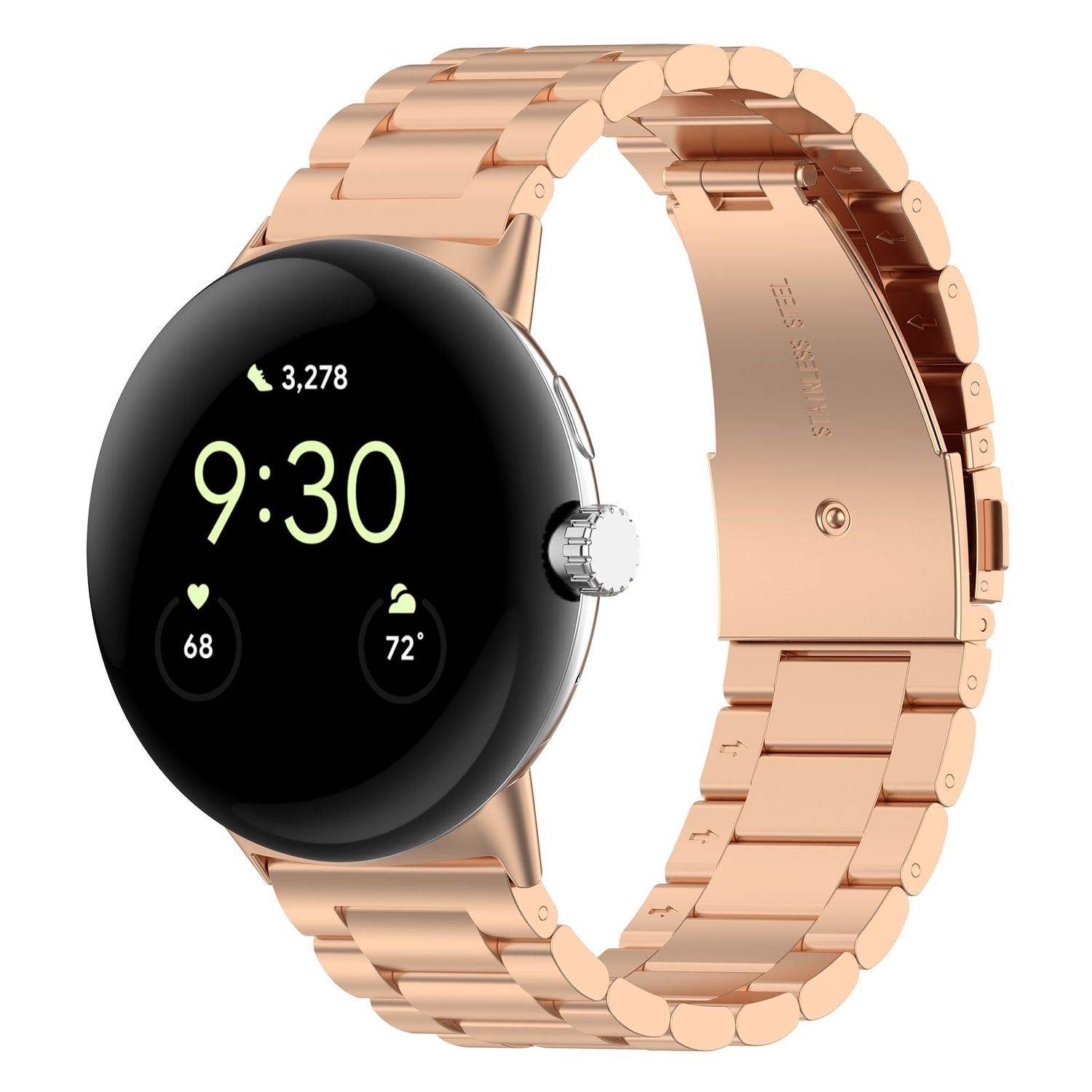 Smartwatch Armband Edelstahl für Google Pixel Watch 5 / 4 / 3 / 2 45mm