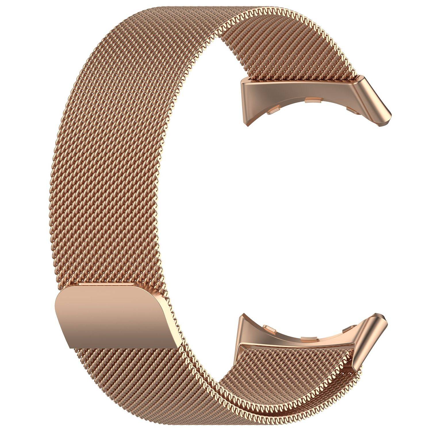 Smartwatch Armband Metall für Google Pixel Watch 5 / 4 / 3 / 2 45mm Magnet Rose