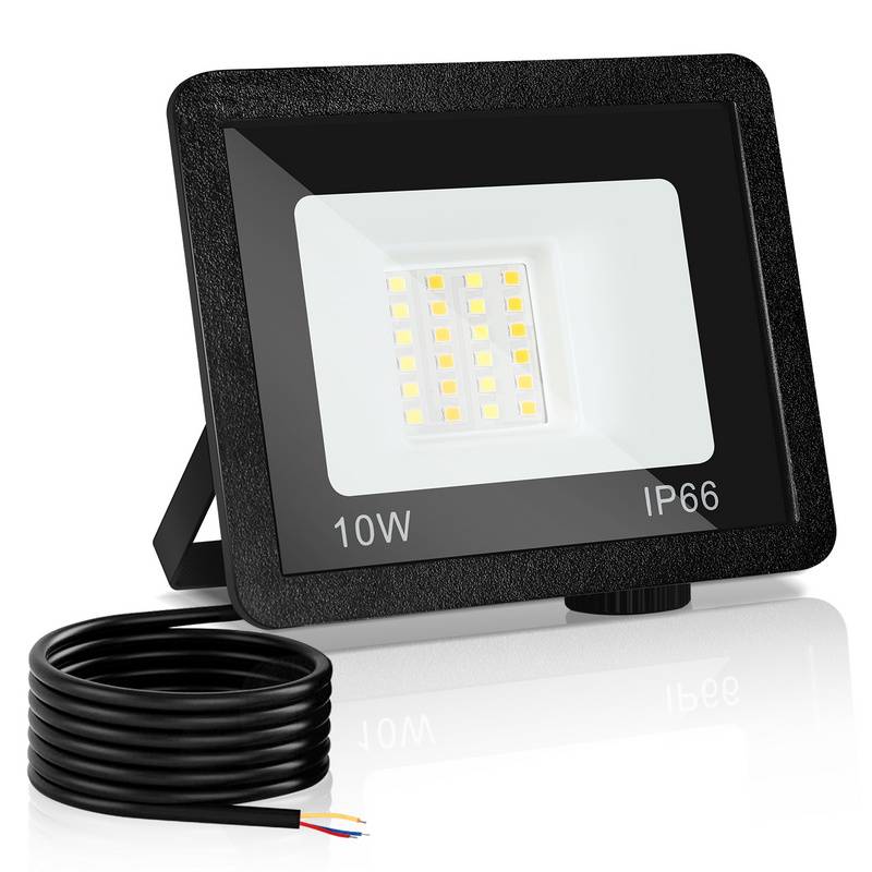 LED Fluter LED Baustrahler 1X 10W 3 Farbe 3000/4000/6500K Floodlight mit IP66 Wasserdicht