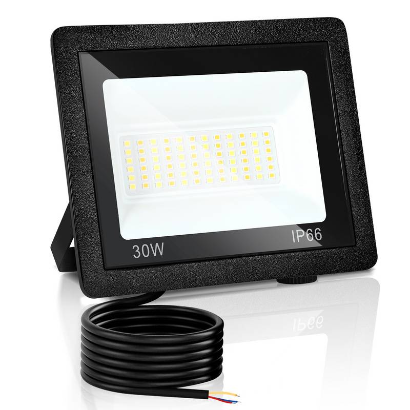 LED Fluter LED Baustrahler 1X 30W 3 Farbe 3000/4000/6500K Floodlight mit IP66 Wasserdicht