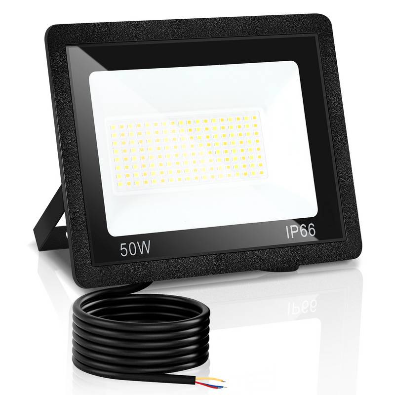 LED Fluter LED Baustrahler 1X 50W 3 Farbe 3000/4000/6500K Floodlight mit IP66 Wasserdicht