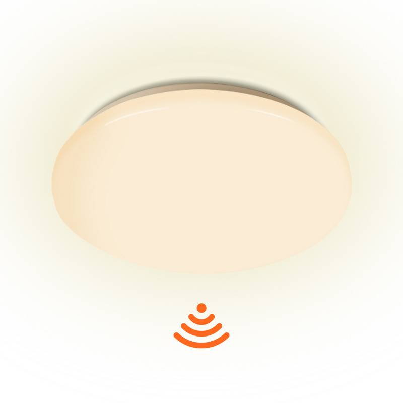 12W LED Deckenleuchte mit Bewegungsmelder Badleuchte Decke Sensor Bad Badlampe