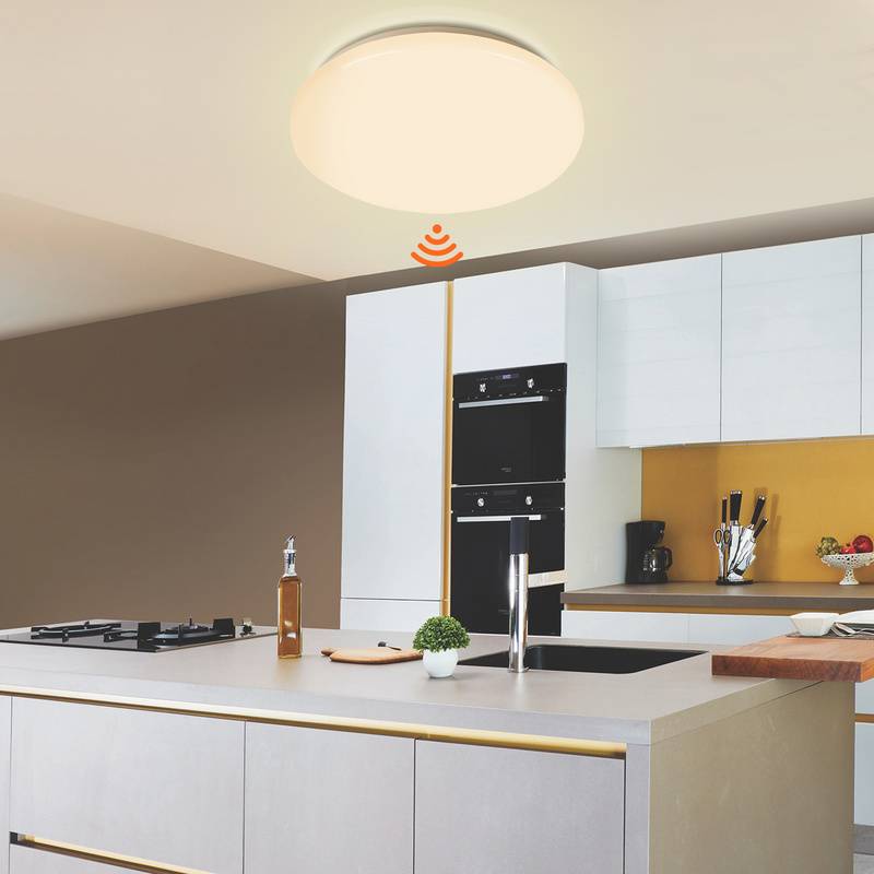 12W LED Deckenleuchte mit Bewegungsmelder Sensor Schlafzimmer Esszimmer Modern