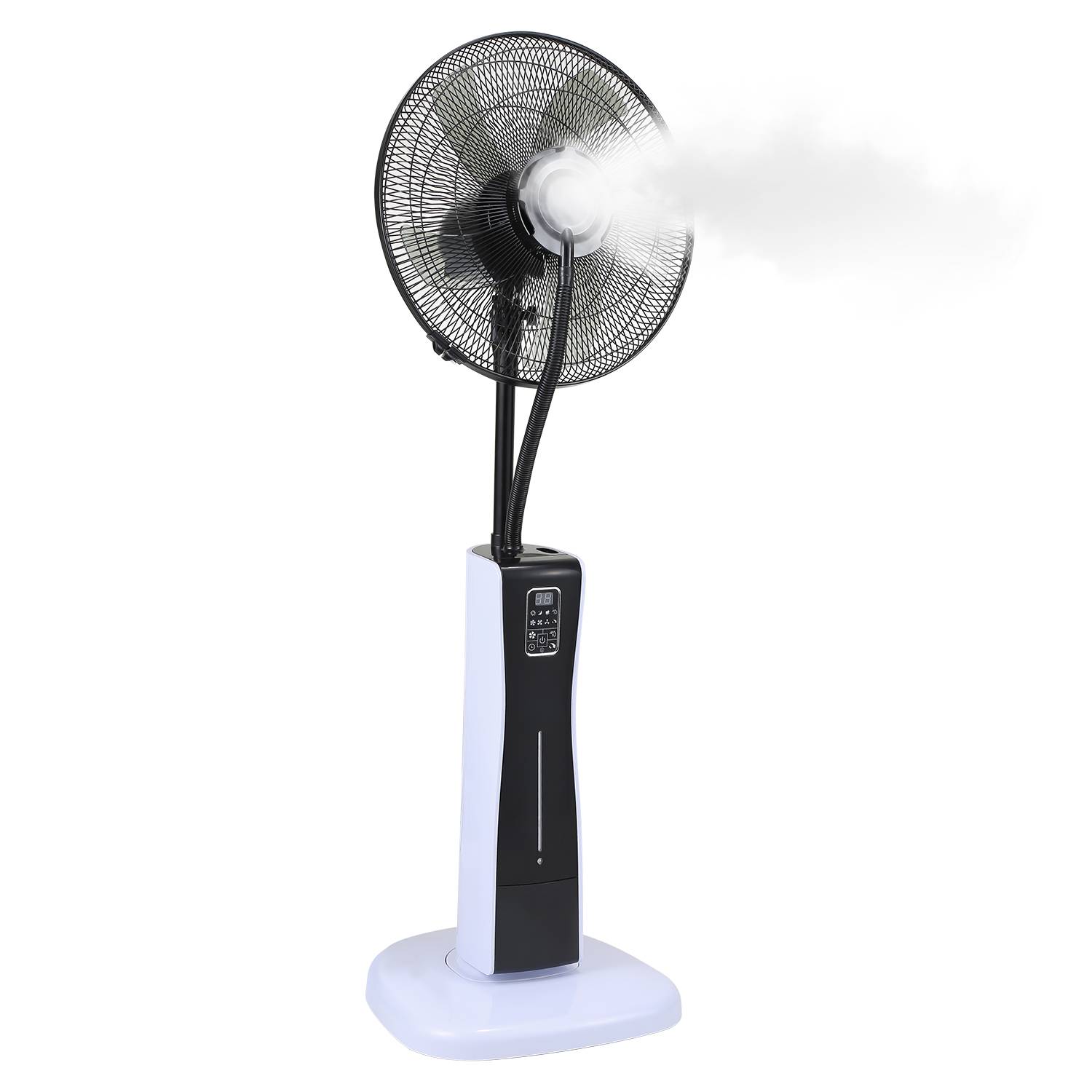 Standventilator 75 Watt Ventilator 7.5h Timer 3 Geschwindigkeitsstufen Bodenventilator Windmaschine mit Fernbedienung
