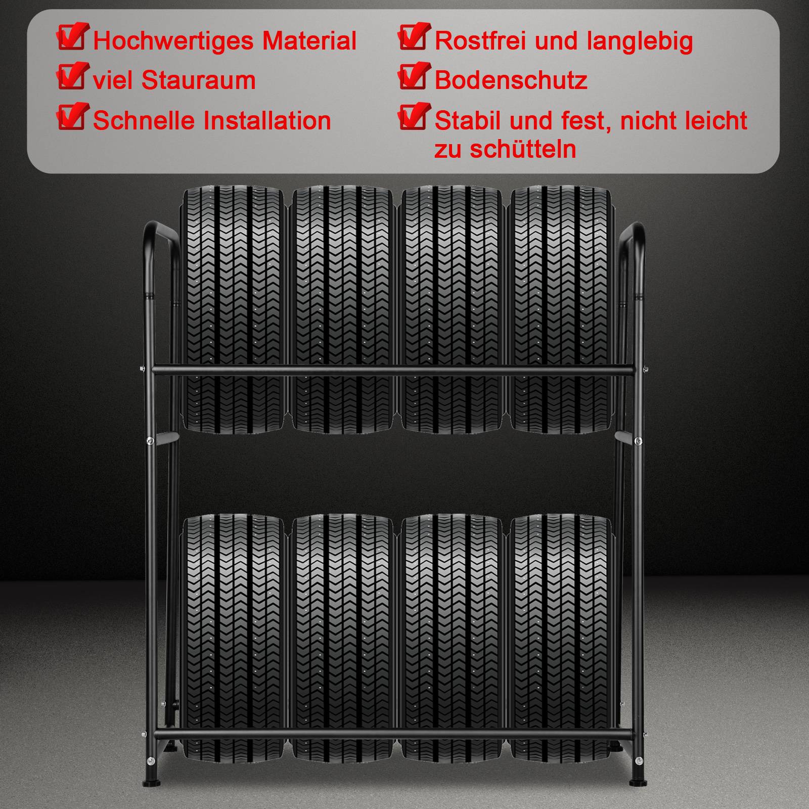 Reifenregal，Reifenständer，Reifenhalter