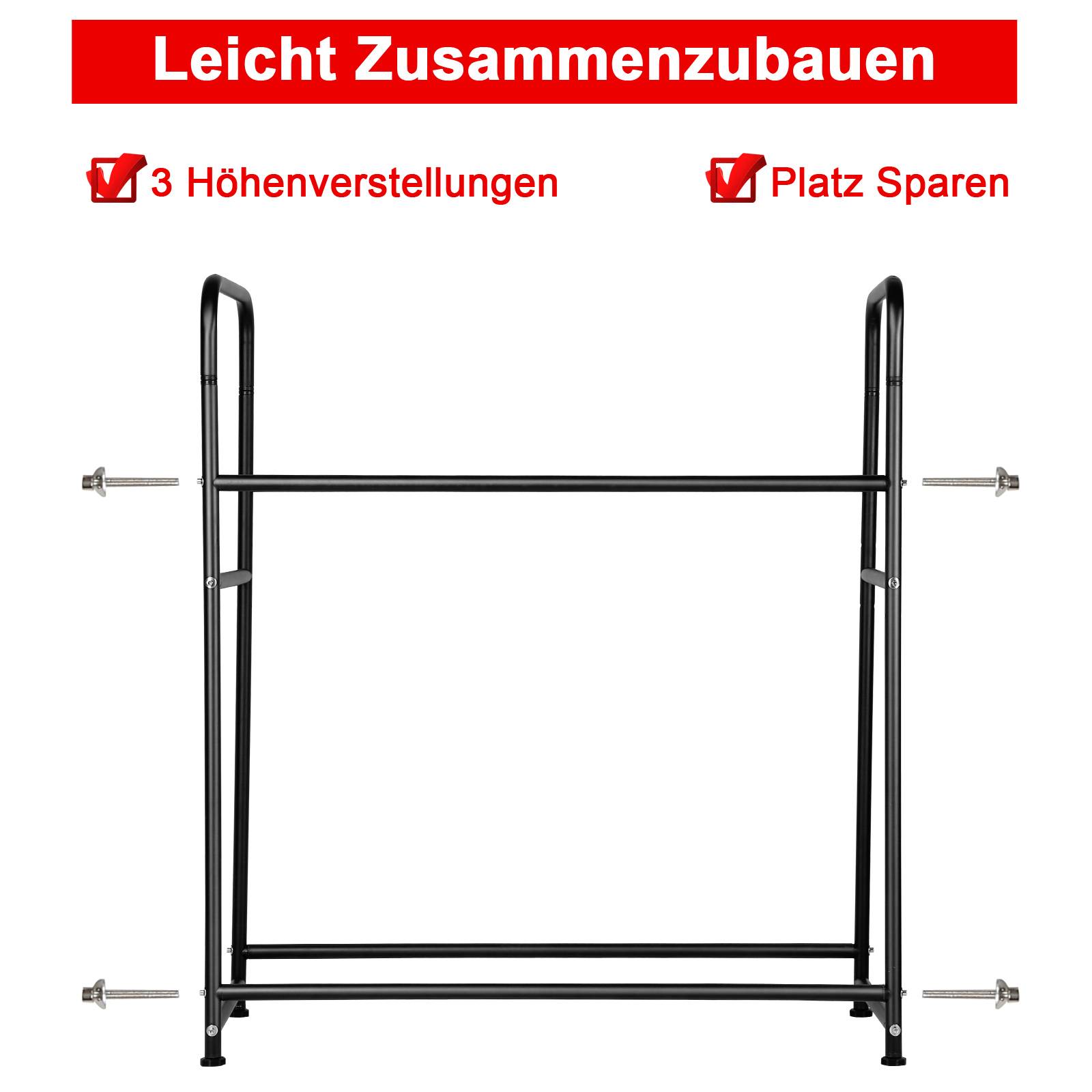 Reifenregal ,bis zu 8 Reifen,107x46x117cm ,180kg Fachlast, ,Schwarz,mit Reifenschutzhuelle