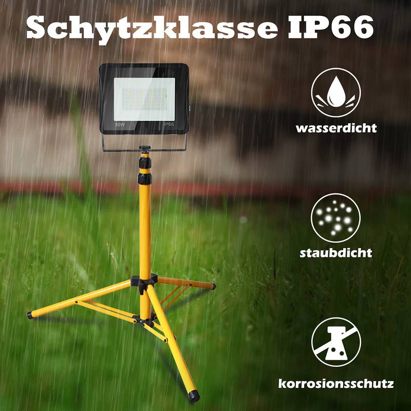 Stativ für Baustrahler Teleskop Stativ Höhenverstellbar Strahler