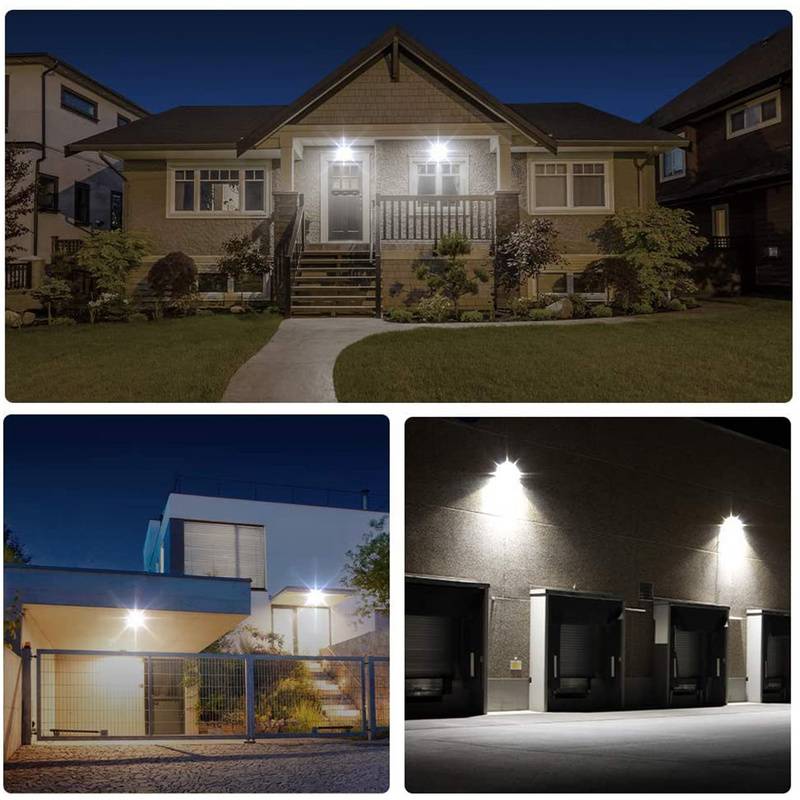 30W 2x LED Fluter LED Strahler Wasserdicht Flutlicht Außenstrahler Outdoor-Sicherheitsleuchte für Garten Garage Kaltweiß