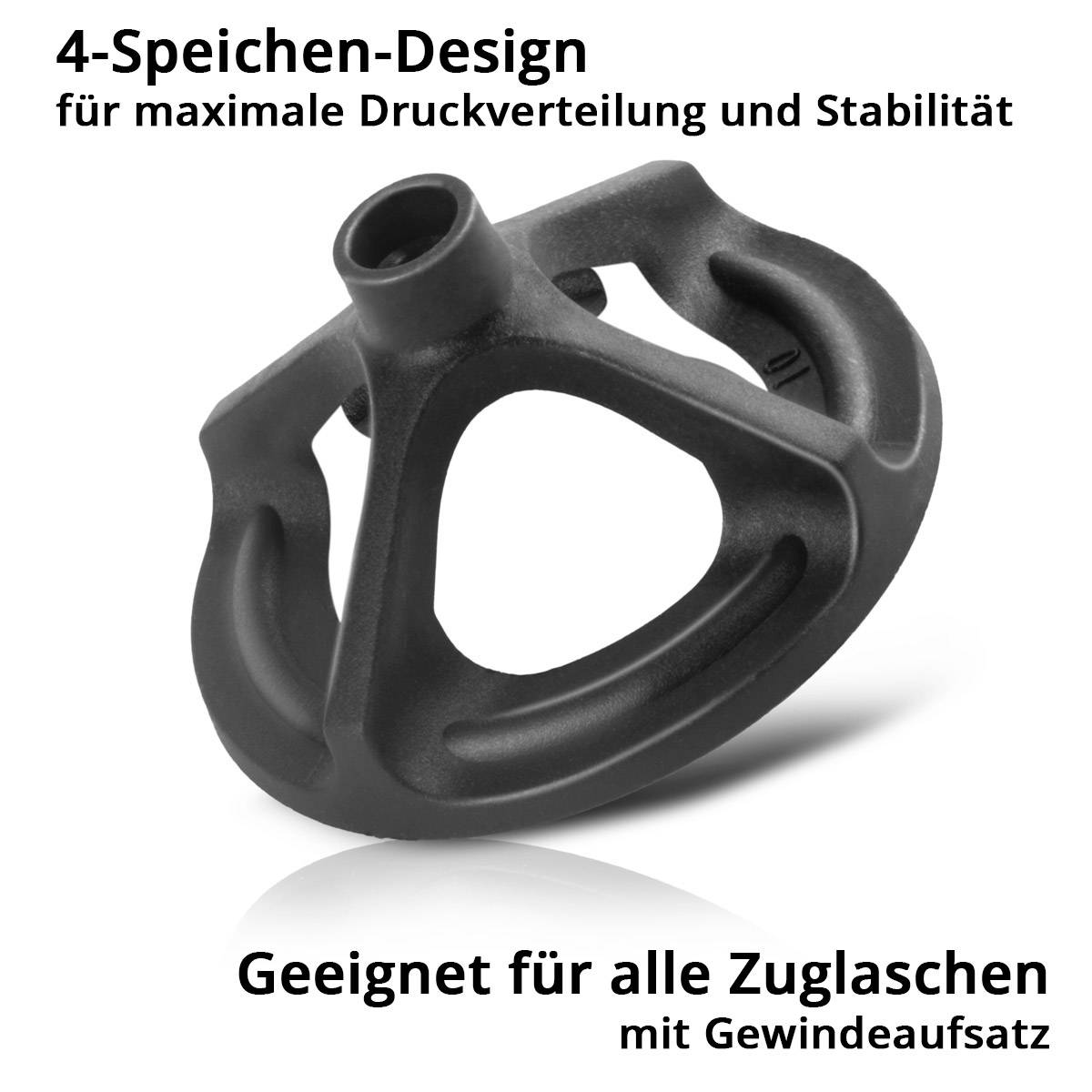 STAHLWERK Fliesen-Nivellier-Set 150 tlg. Gewindehauben & Zuglaschen mit Gewinde