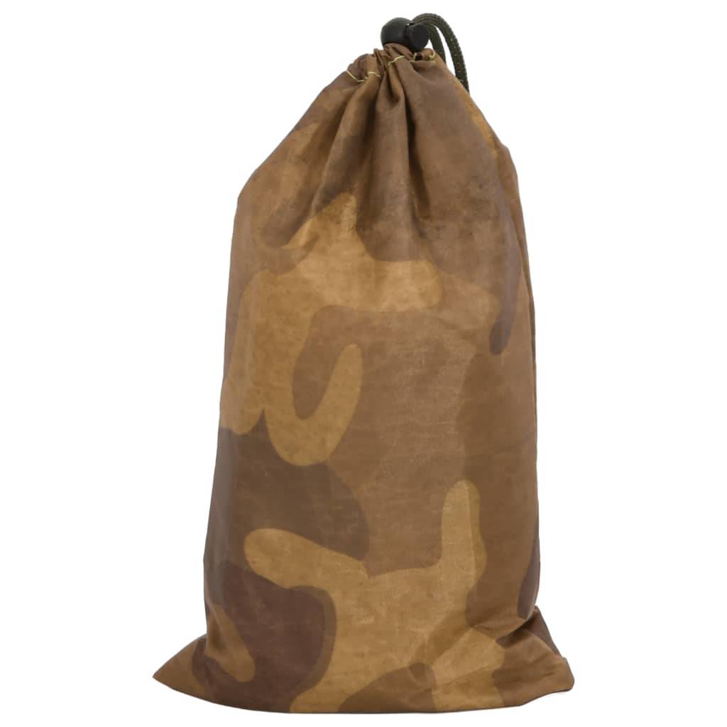 vidaXL Tarnnetz mit Aufbewahrungstasche 1038x137 cm Sandfarbe