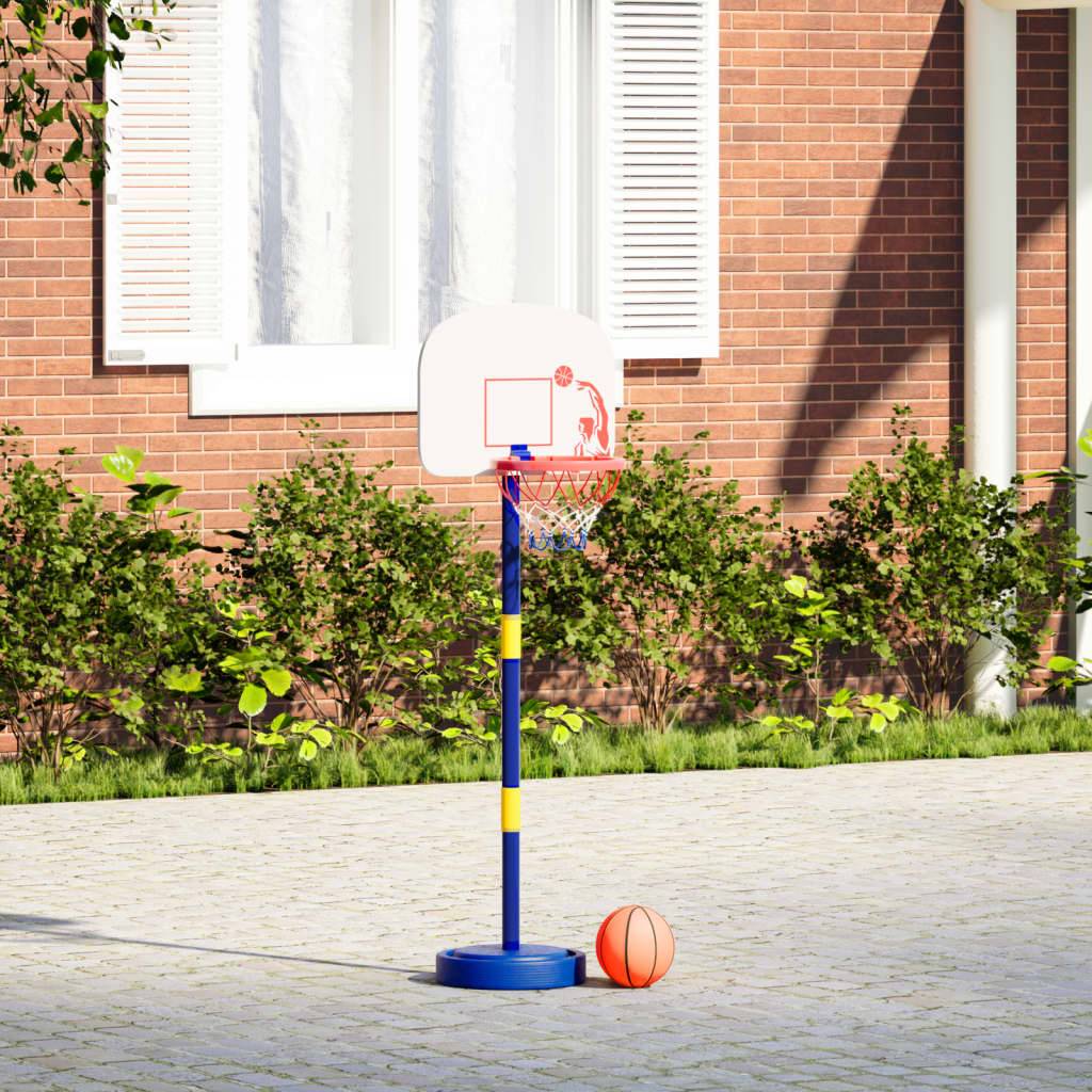 vidaXL Basketballkorb mit Ständer, Ball & Pumpe Verstellbar 90/121 cm