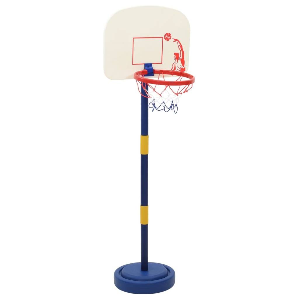 vidaXL Basketballkorb mit Ständer, Ball & Pumpe Verstellbar 90/121 cm