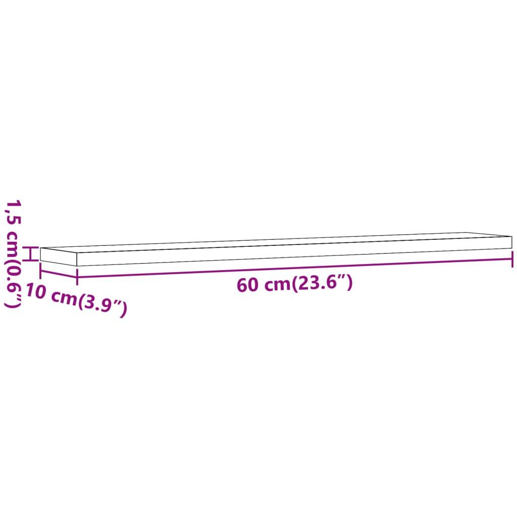 vidaXL Regalböden 4 Stk. Altholz-Optik 60x10x1,5 cm