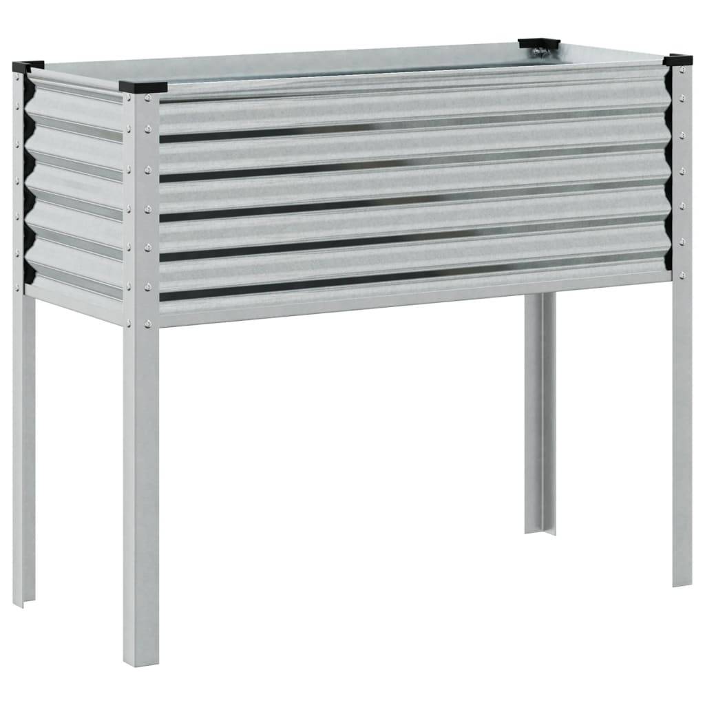vidaXL Pflanzkübel 100x41x90 cm Verzinkter Stahl