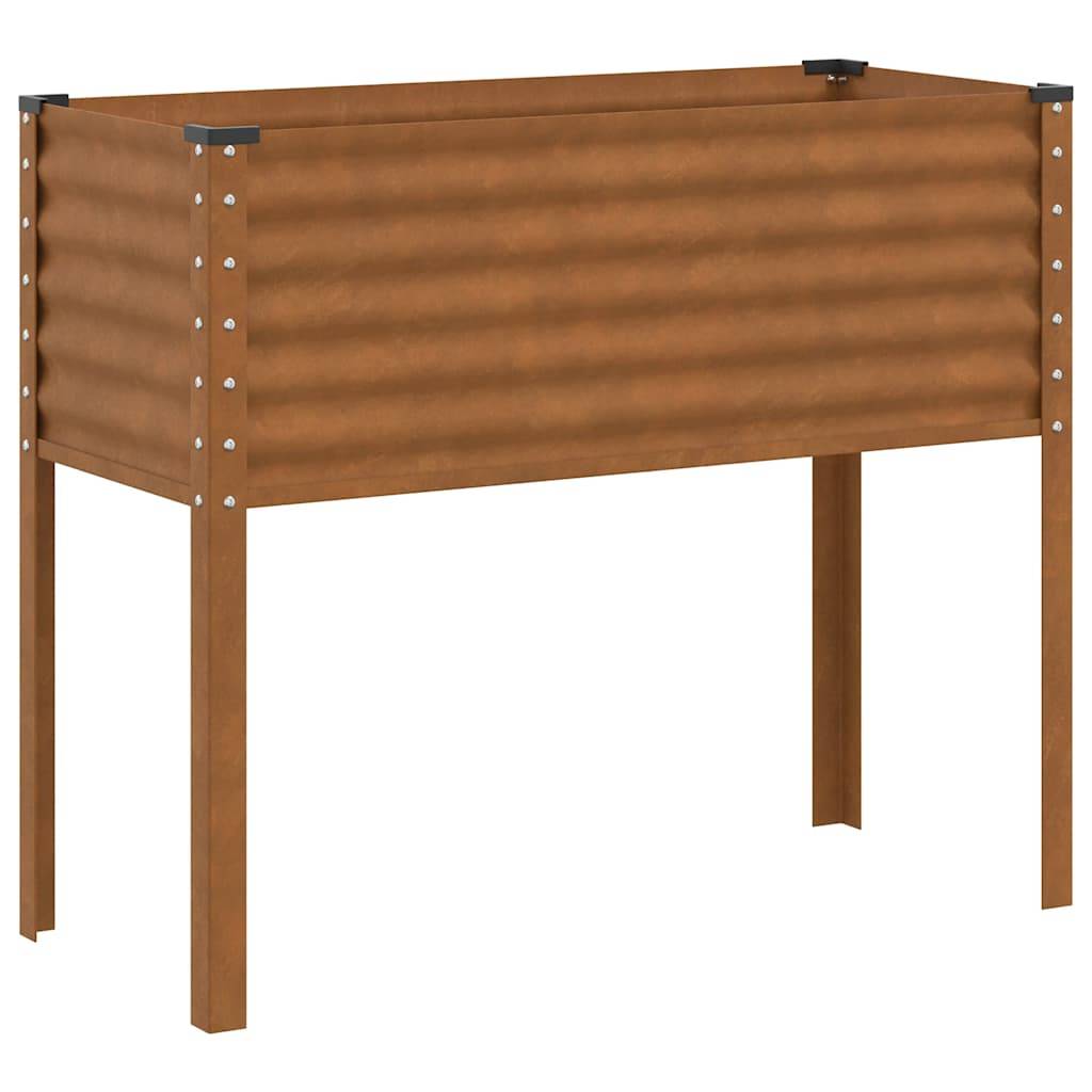 vidaXL Pflanzkübel 100x41x90 cm Wetterfester Stahl