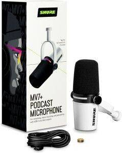 Shure MV7+ weiß