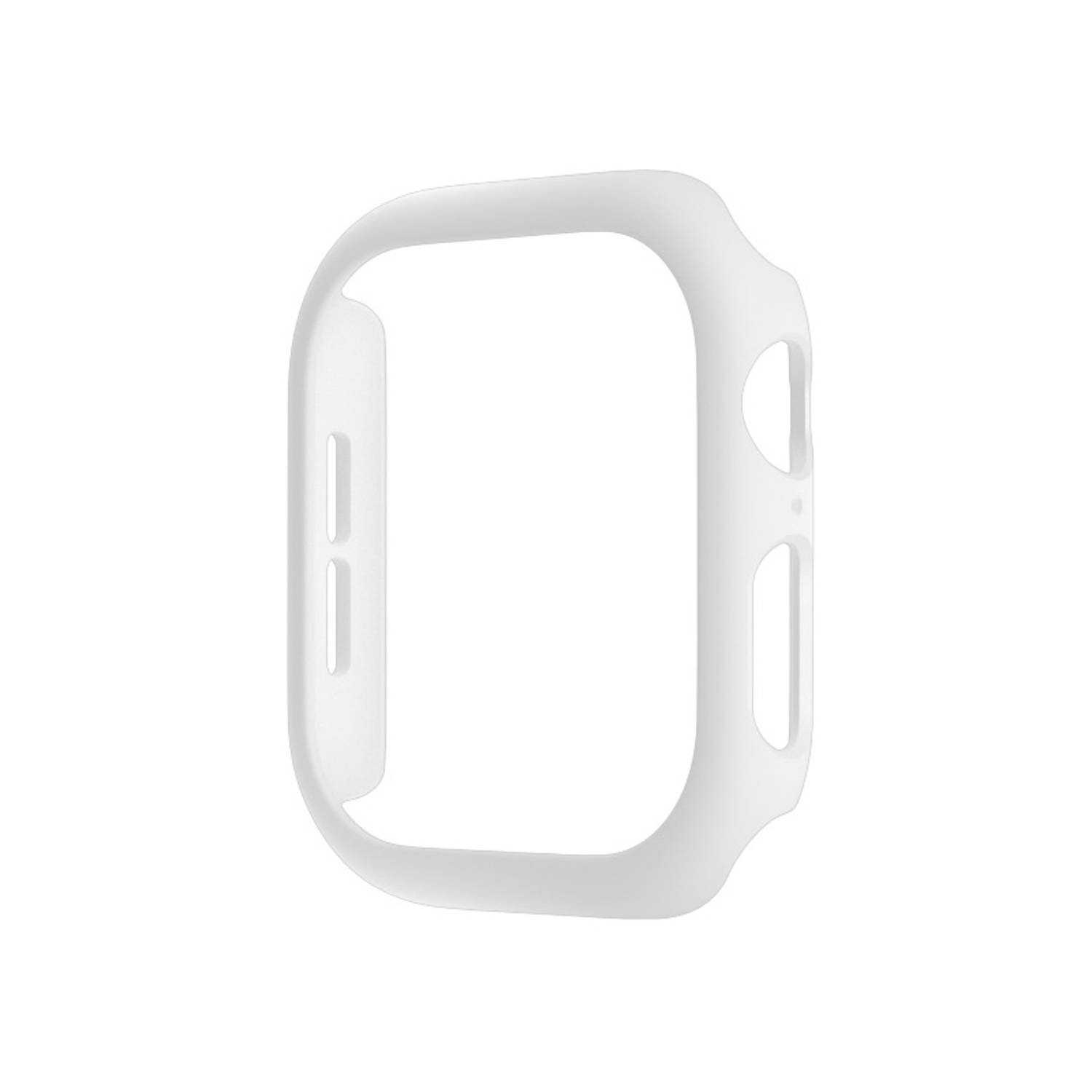 Für Apple Watch Series 10 42mm Kunststoff Schutz Hülle Case Gehäuse Design Weiß
