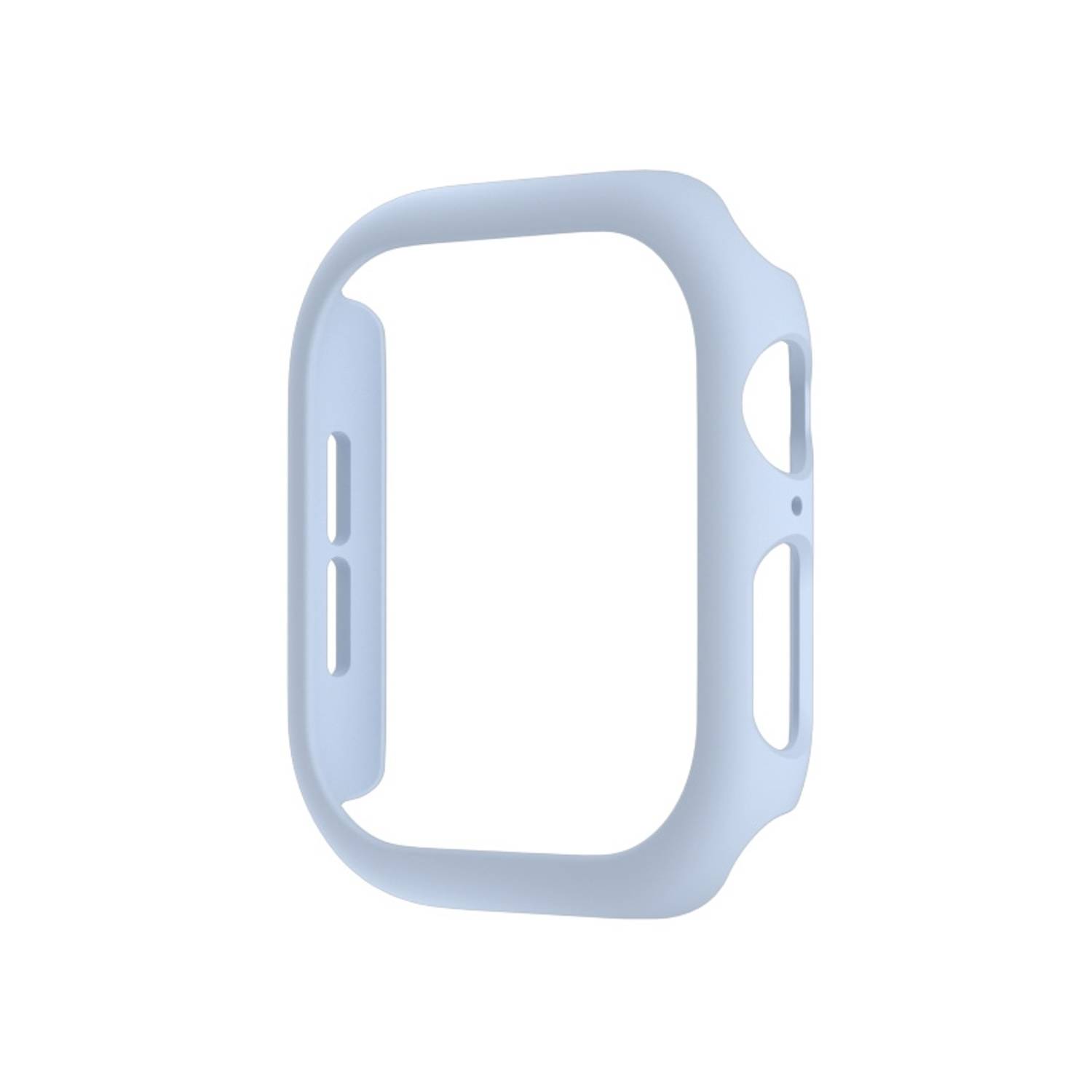 Für Apple Watch Series 11 / 10 46mm Kunststoff Schutz Hülle Case Gehäuse Design Hellblau