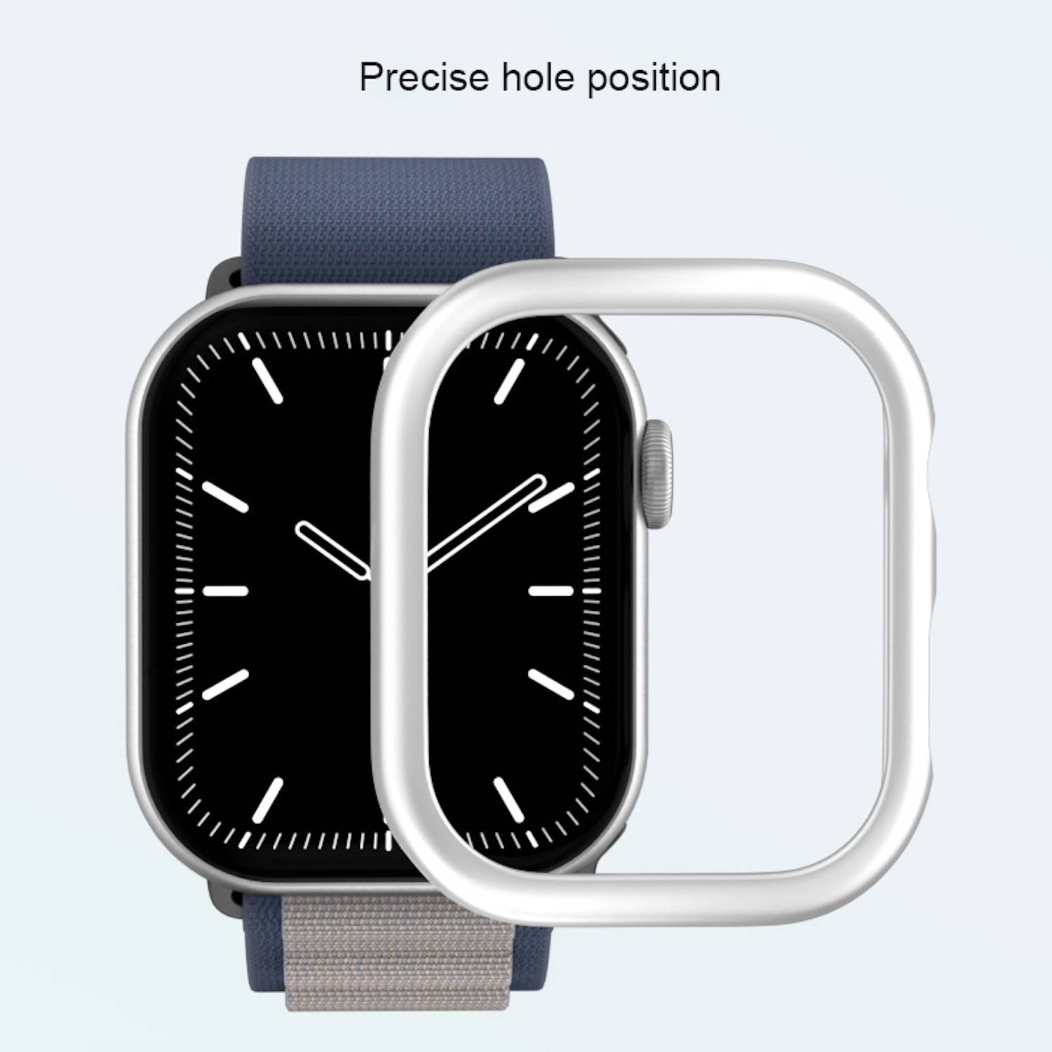 Für Apple Watch Series 11 / 10 42mm Kunststoff Schutz Hülle Case Gehäuse Design Rot