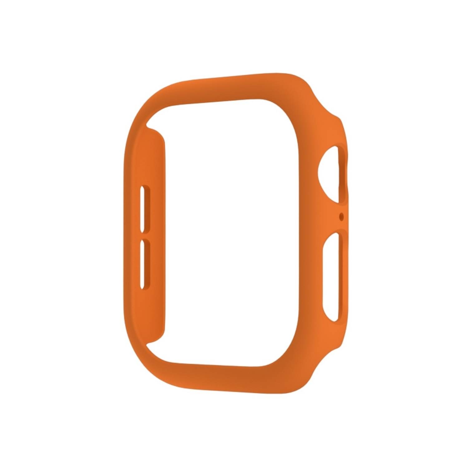 Für Apple Watch Series 10 42mm Kunststoff Schutz Hülle Case Gehäuse Design Orange