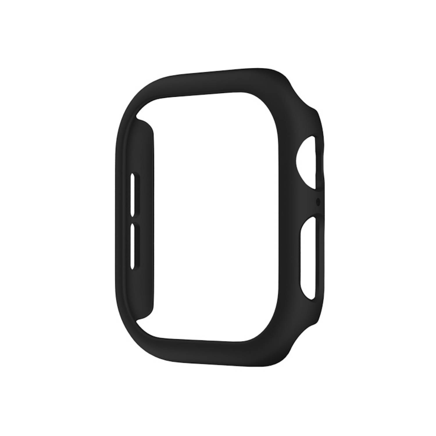 Für Apple Watch Series 10 46mm Kunststoff Schutz Hülle Case Gehäuse Design Schwarz