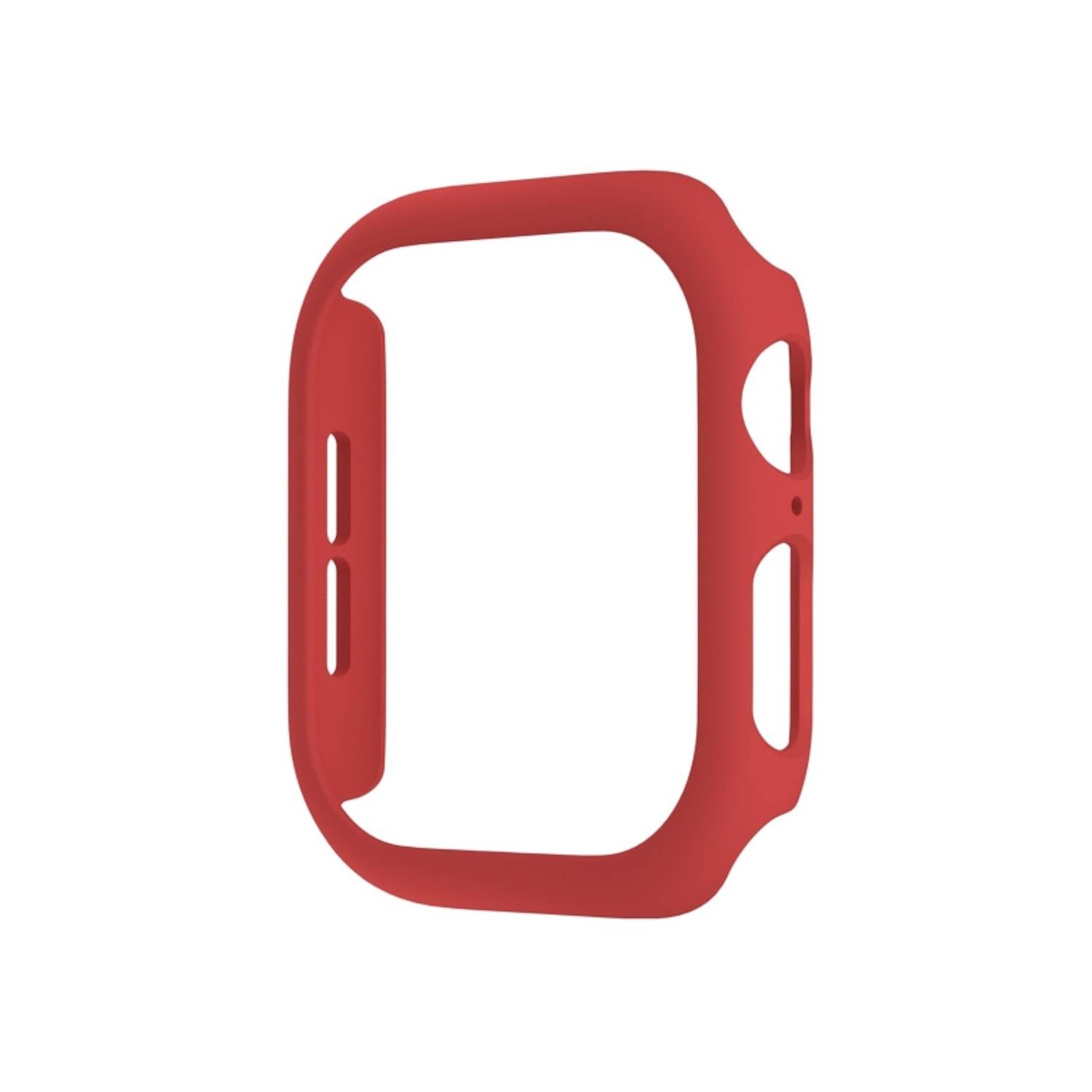 Für Apple Watch Series 10 42mm Kunststoff Schutz Hülle Case Gehäuse Design Rot