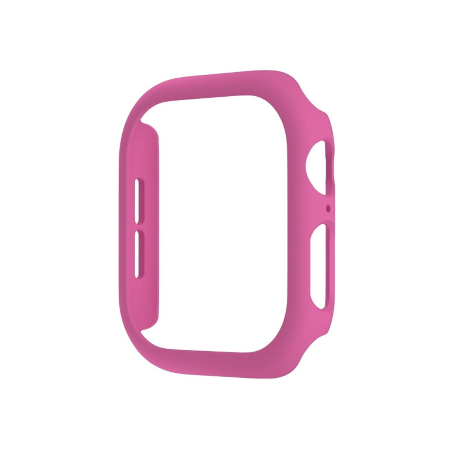Für Apple Watch Series 10 46mm Kunststoff Hülle Gehäuse Design Pink