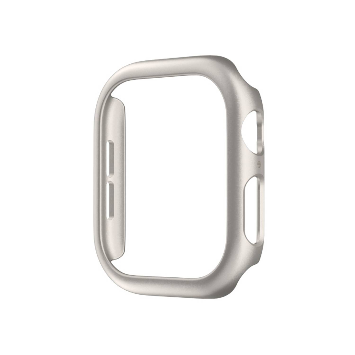 Für Apple Watch Series 10 46mm Kunststoff Schutz Hülle Case Gehäuse Design Titan