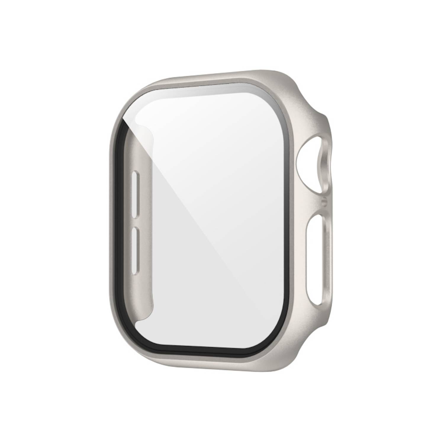 Für Apple Watch Series 10 42mm Kunststoff Hülle + H9 Hart Glas Titan