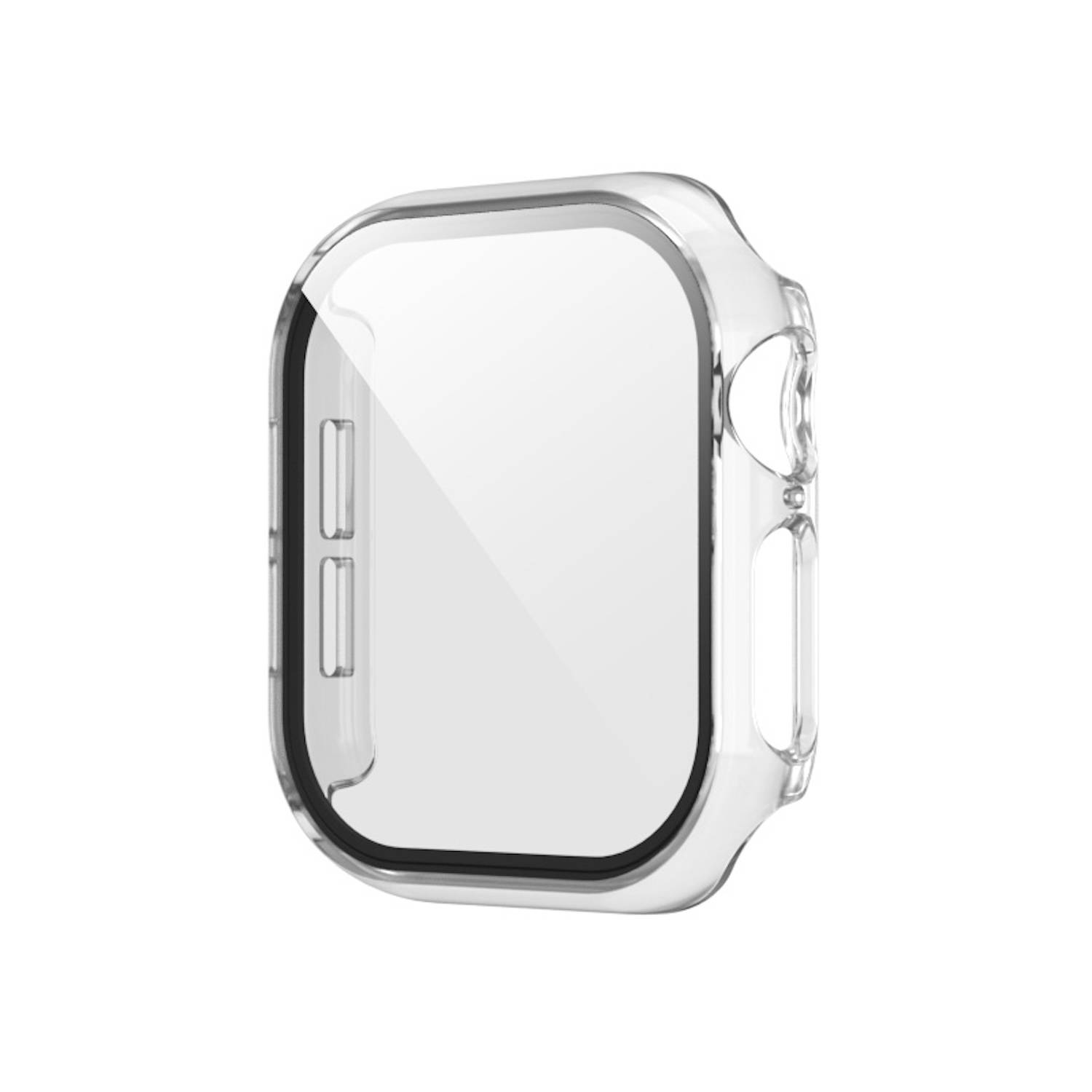Für Apple Watch Series 11 / 10 42mm Kunststoff PC Smart Watch Hülle + Schutz Hart Glas Transparent