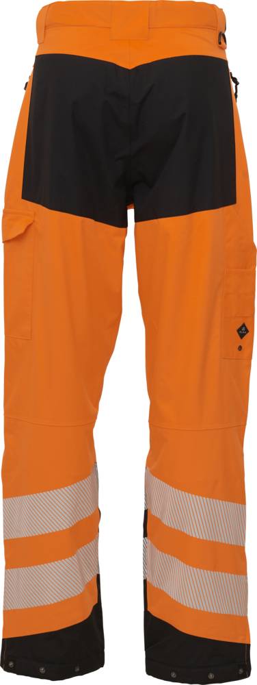 ELKA Visible Xtreme Stretchbundhose Warnschutz KL.2 182400R Größe: XL Warnorange/Schwarz