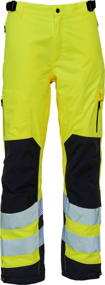 ELKA Visible Xtreme Stretchbundhose Warnschutz KL.2 182400R Größe:2XL Warngelb/Schwarz
