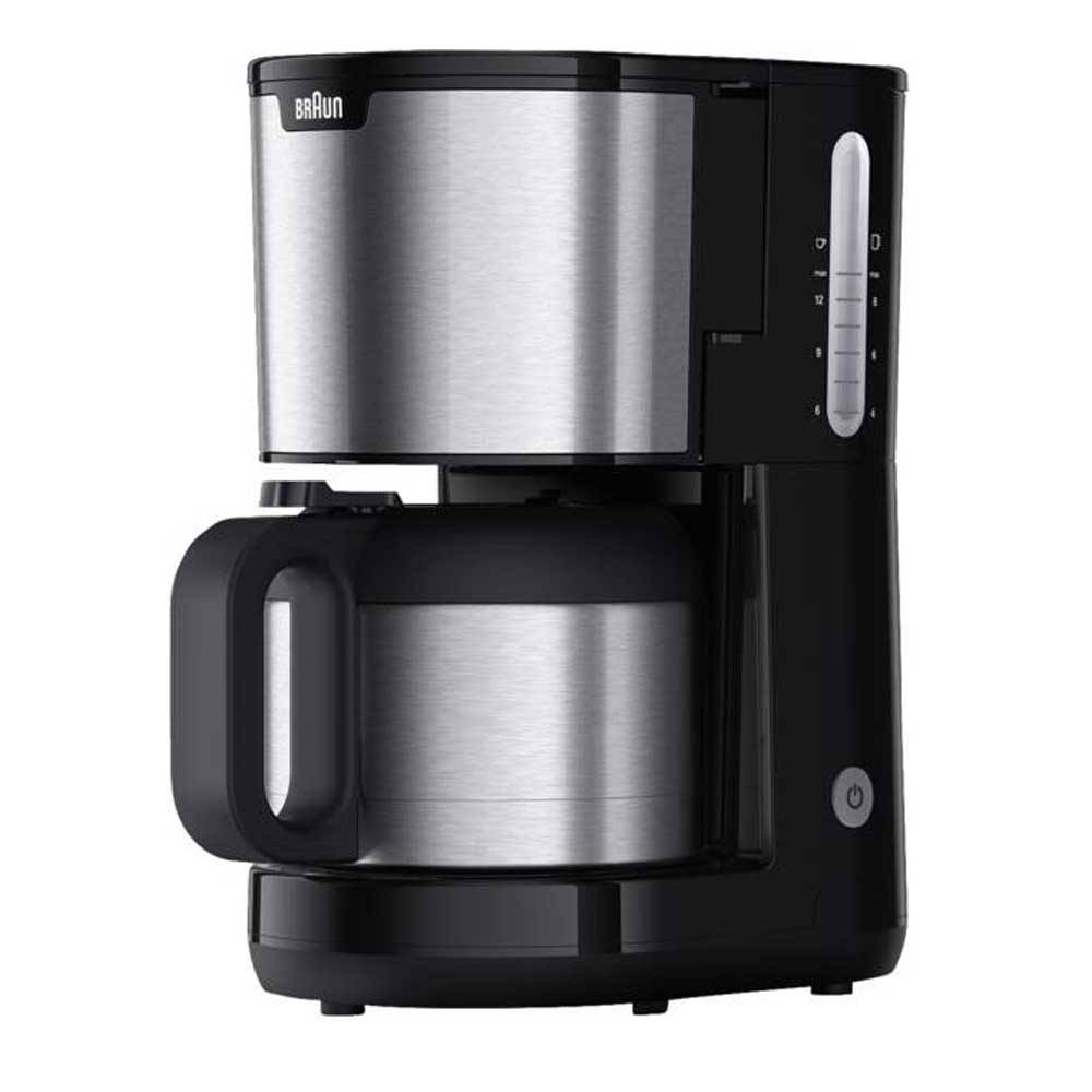 Braun KF1505 BK Kaffeemaschine, 1,2L Edelstahl, 9 Tassen