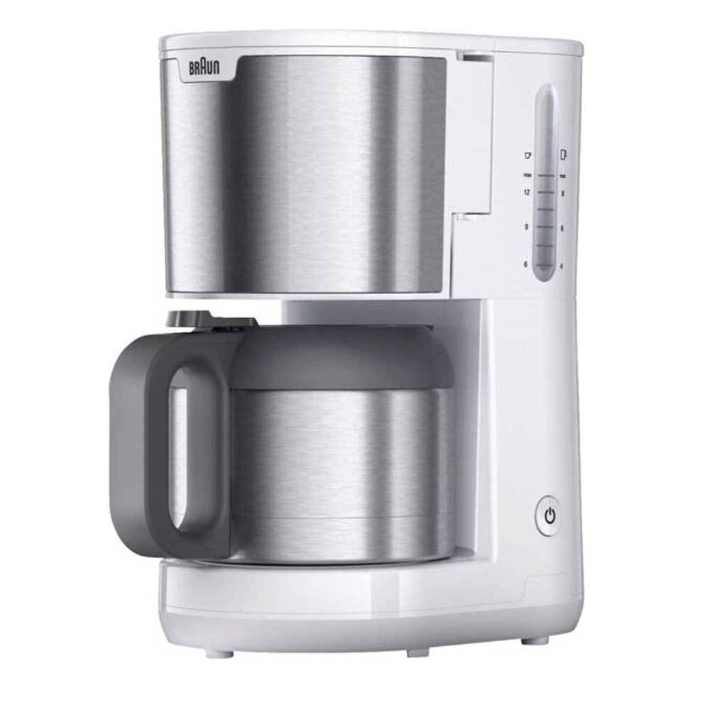 Braun KF1505 WH Filterkaffeemaschine 1,2L Thermo OptiBrew