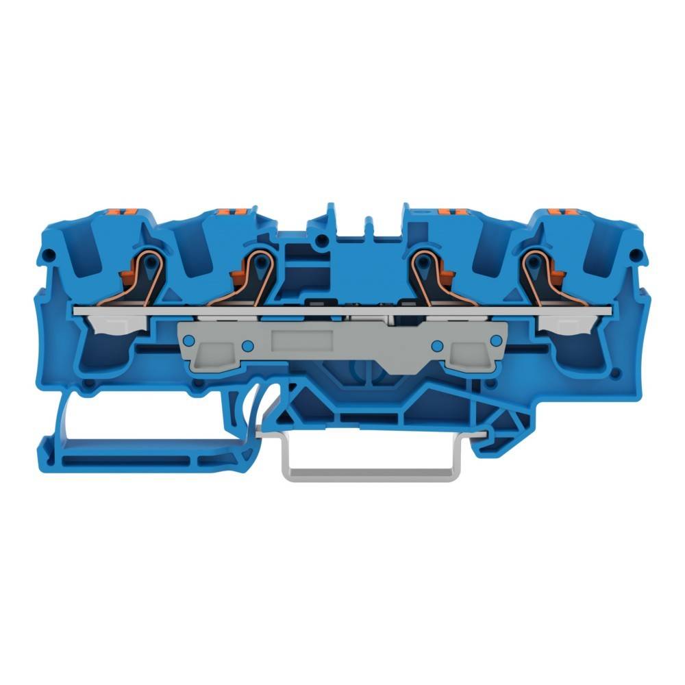 WAGO GmbH & Co. KG 4-Leiter-Durchgangsklemme 2206-1404