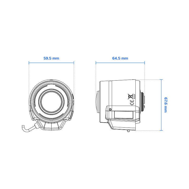 VIVOTEK AL-251 Objektiv, i-CS, 3.9-10mm, F1.5-F2.8, Objektiv, Zubehörartikel | Brennweite: 3,9 - 10 mm | Anwendung: Vid