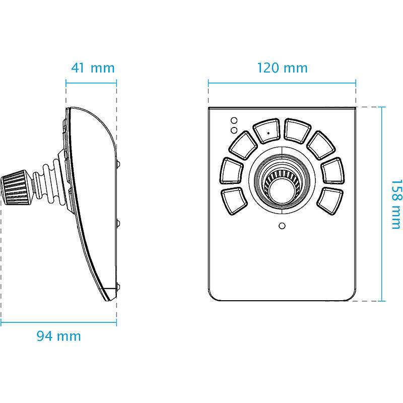VIVOTEK AJ-001 USB Joystick, 8 Tasten, Zubehörartikel, Joystick | Anwendung: Videoüberwachung