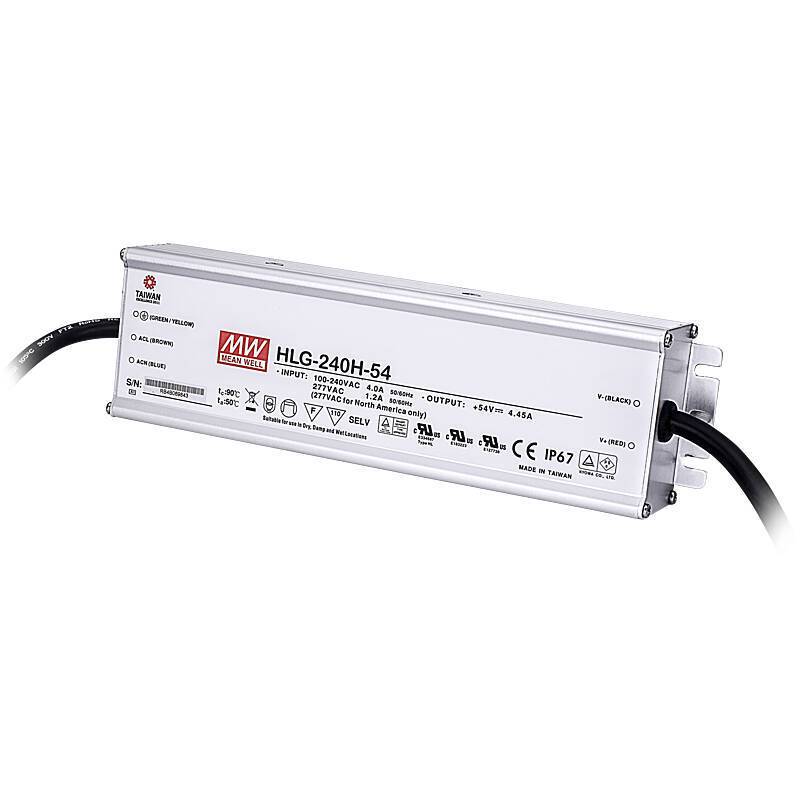 VIVOTEK HLG-240H-54 Netzteil, 54VDC, 240W, Zubehörartikel, Industrie Netzteil bis 305VAC In, 54VDC/240W out, | IP67, ge