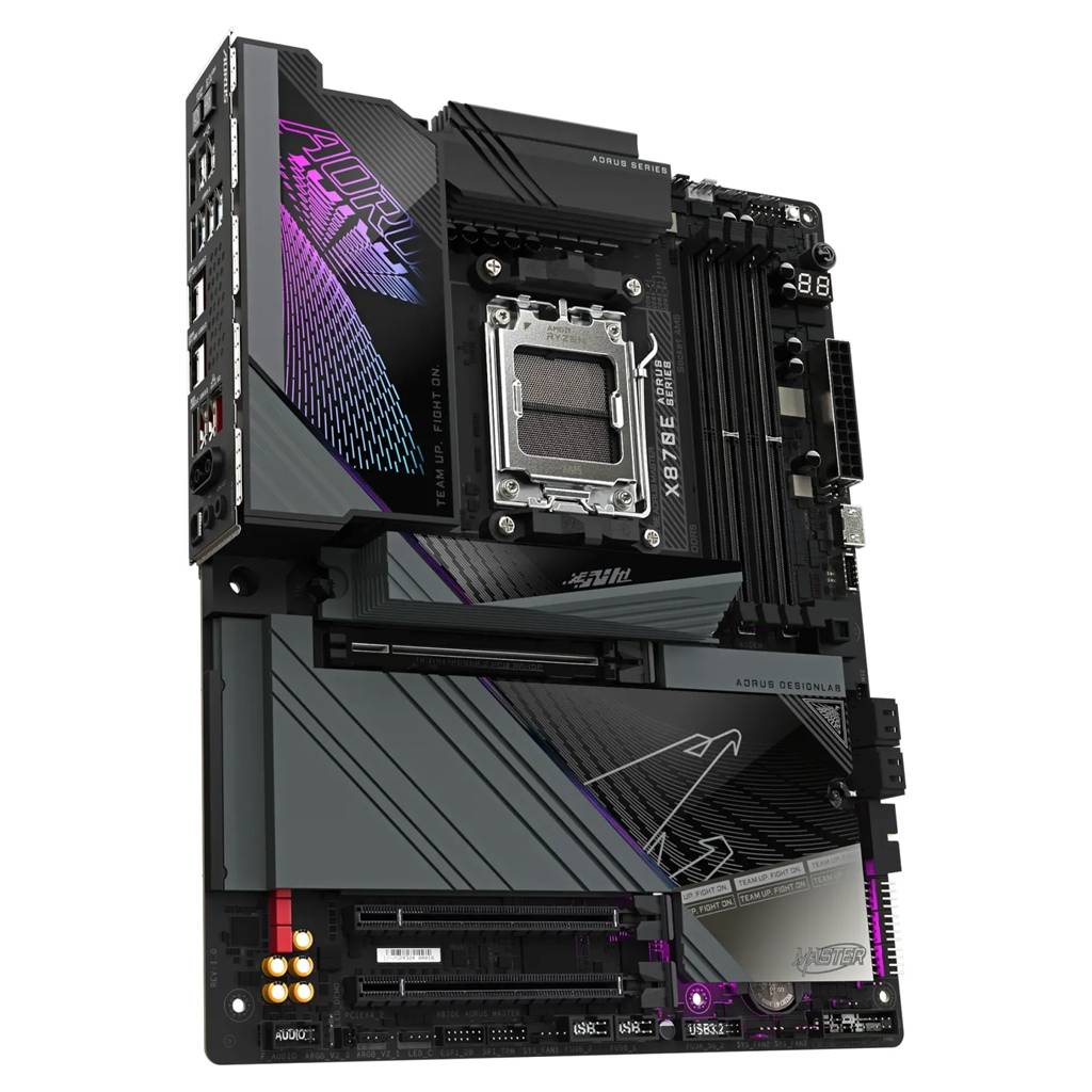 Gigabyte AORUS X870E MASTER - Motherboard - ATX - Socket AM5 - AMD X870E Chipsatz - USB-C 3.2 Gen 2x2, USB4, USB 3.2 Gen 1, USB 3.2 Gen 2 -
