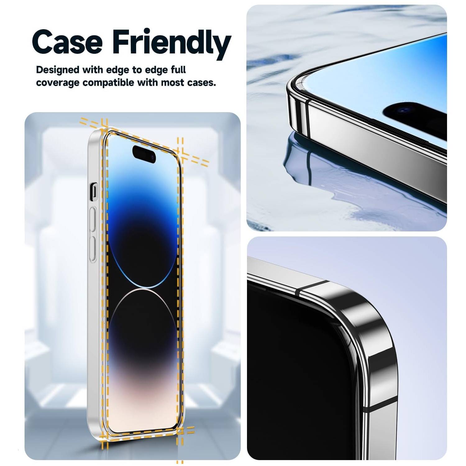 2x 9H Panzerglas für iPhone 11 Pro Max 3D KLAR Staubfreie Installation echtes Tempered Glass Panzerhartglas Schutzglas Displayschutz Schutzfolie