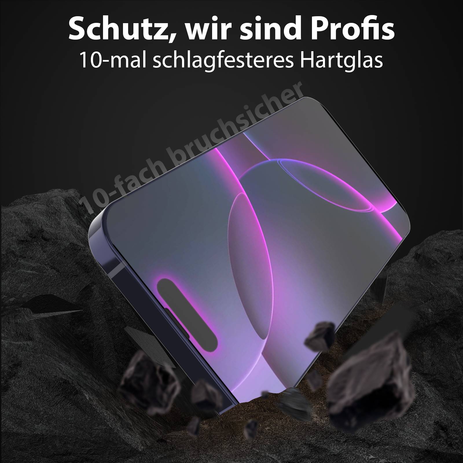 5x 9H Panzerglas für iPhone 14 Pro 3D KLAR Staubfreie Installation echtes Tempered Glass Panzerhartglas Schutzglas Displayschutz Schutzfolie