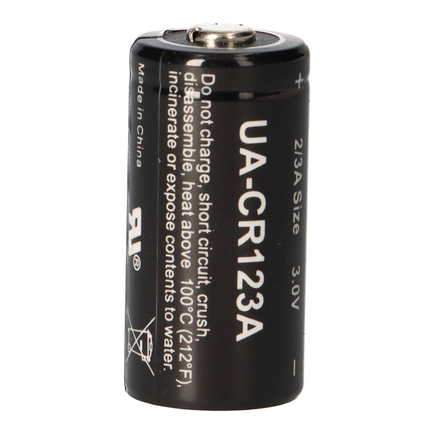 Ultralife CR123A Lithium Batterie 3V 1,6 Ah – 2/3A Li-MnO2