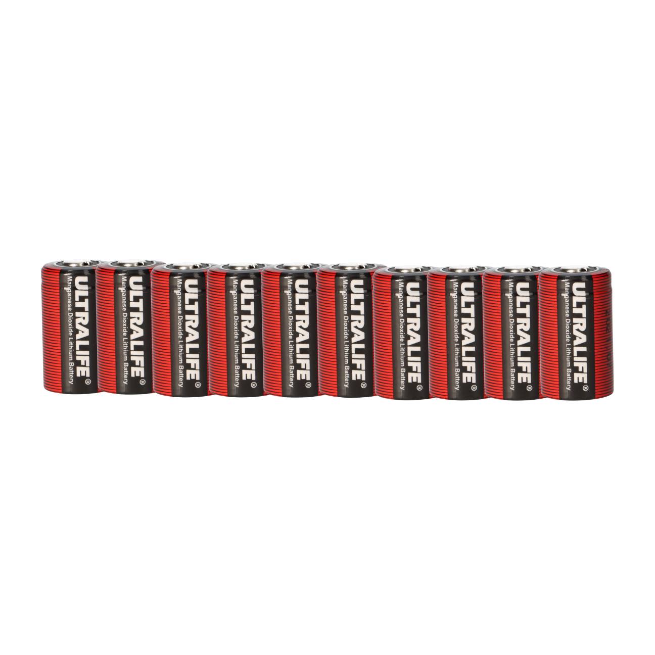 10x Ultralife CR2 Lithium Batterie 3V 0,9Ah – Fotobatterie