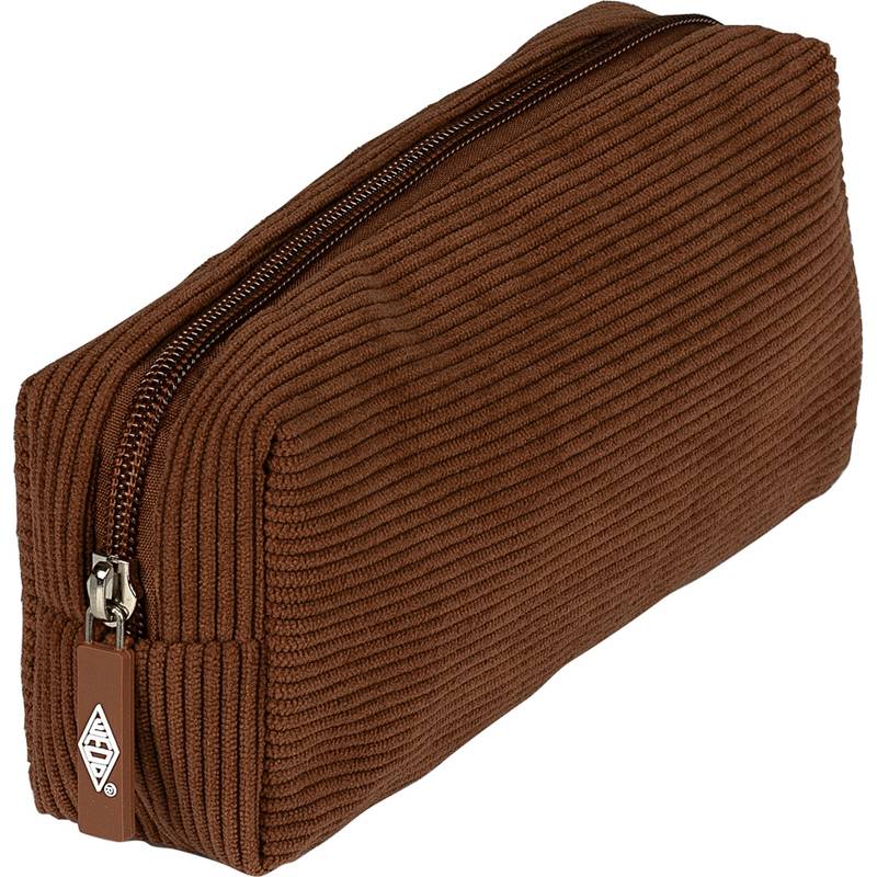 WEDO Schlamper-Etui aus Cord, braun