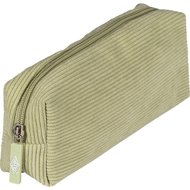 WEDO Schlamper-Etui aus Cord, pistazien-grün