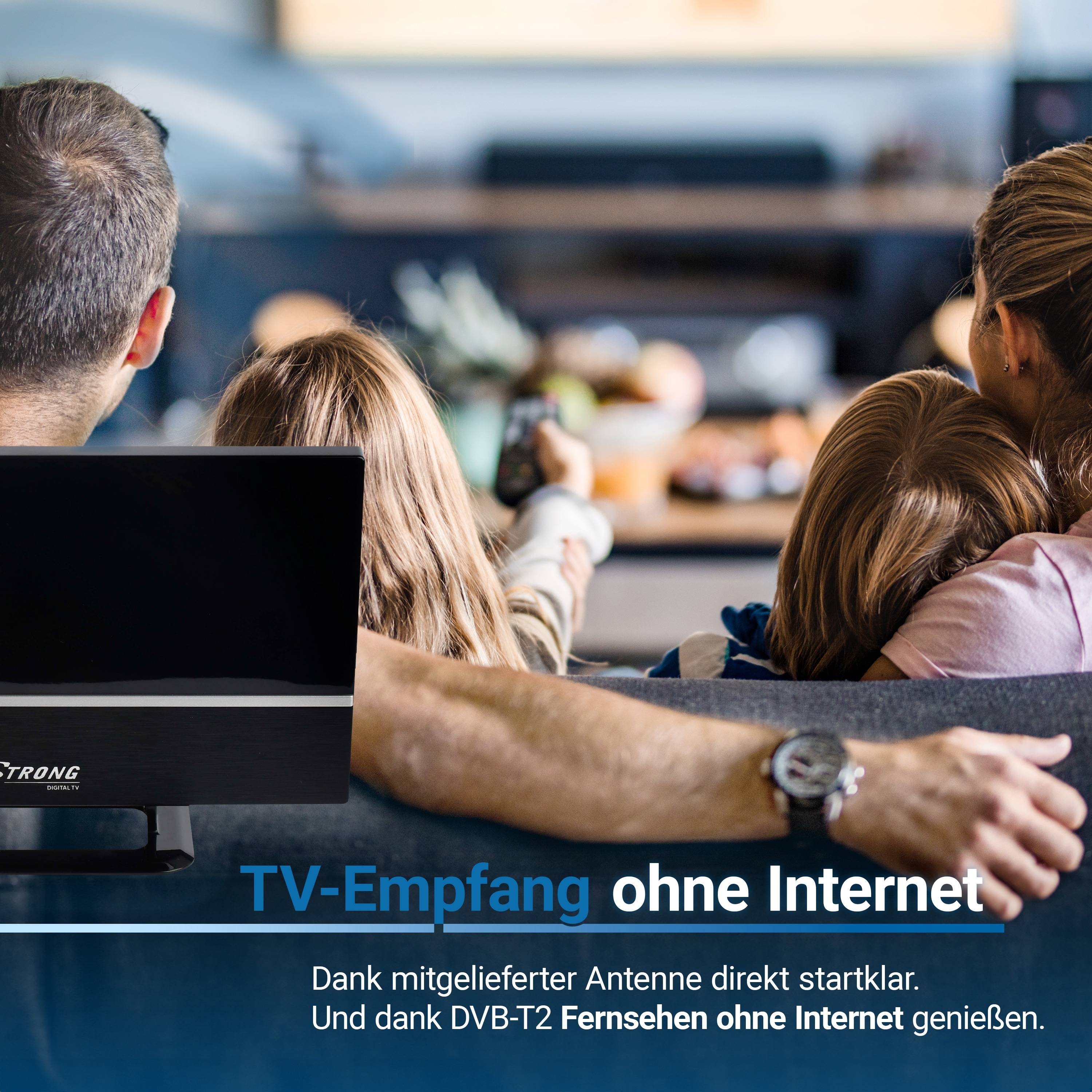 Vantage VT-92 DVB-T2 Bundle, HDMI, SCART, Full HD, HDMI Kabel, aktive Antenne