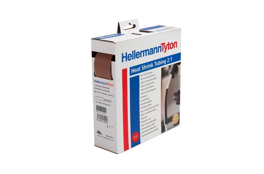 40 Stk. HellermannTyton Warmschrumpfschlauch HISPACK3216POXBN(10)
