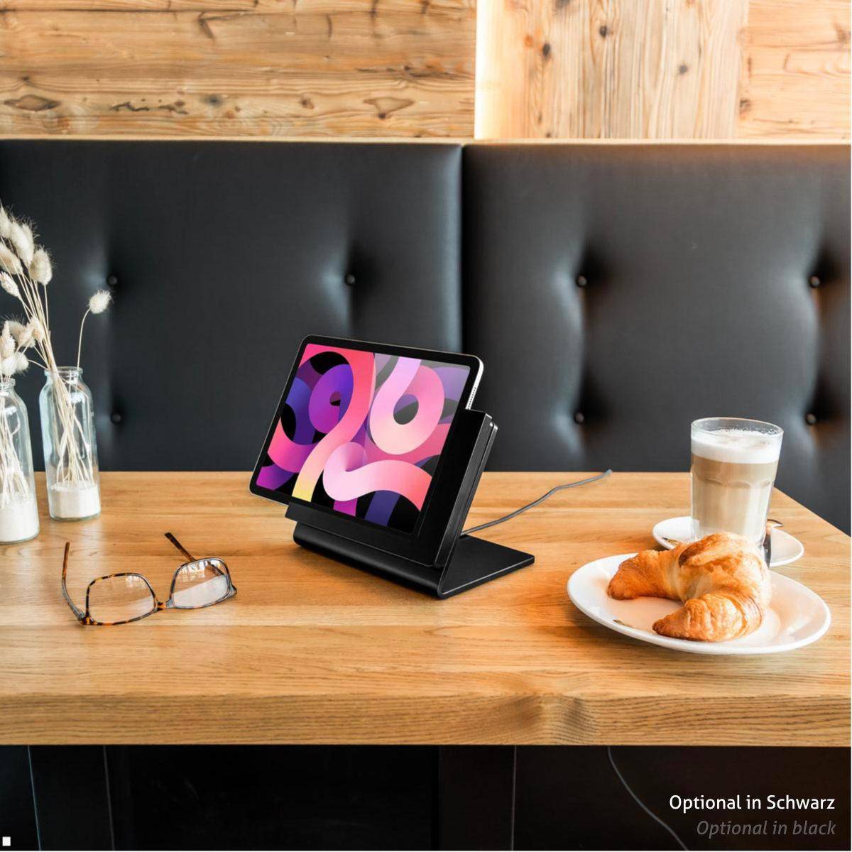 TabLines TTP012S Tabletständer Tisch Plug für iPad Pro 13 (M4), silber