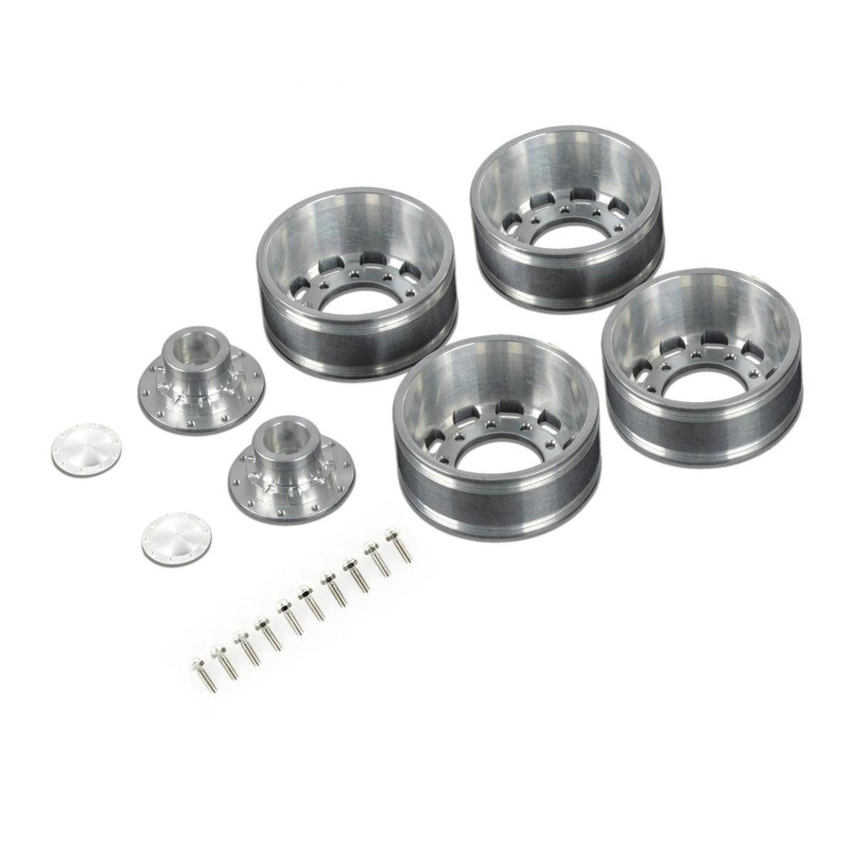 907352 - 1:14 Alufelgen Set HA Langloch (2) 12mm
