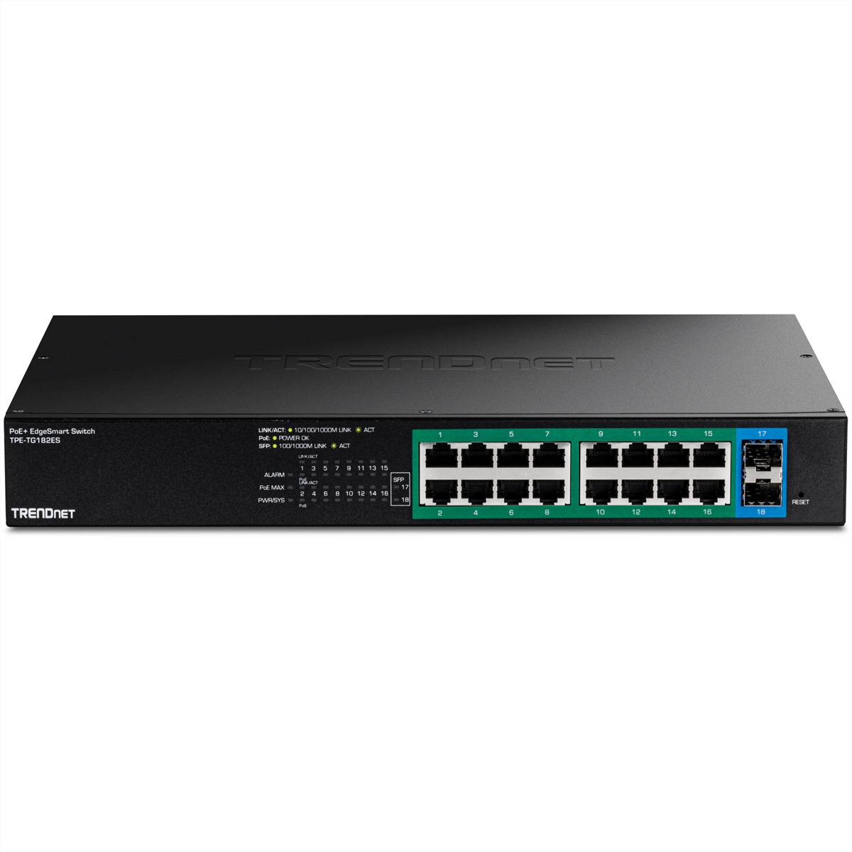 TRENDnet TPE-TG182ES 18-Port PoE+ Switch Gigabit EdgeSmart